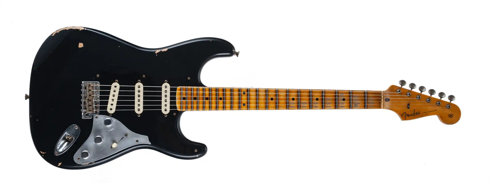 Fender Limited Edition Poblano II Stratocaster® Relic® Maple Fingerboard Aged Black